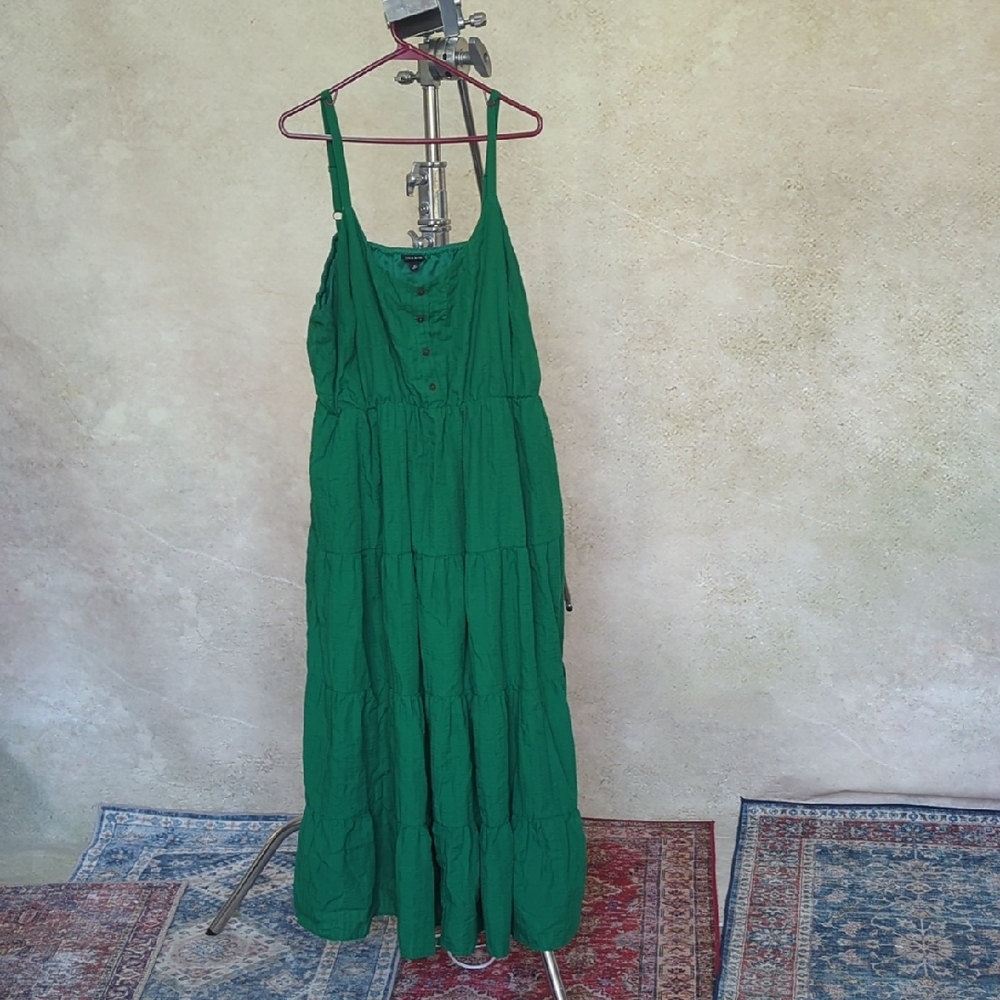 Torrid Green Maxi Dress